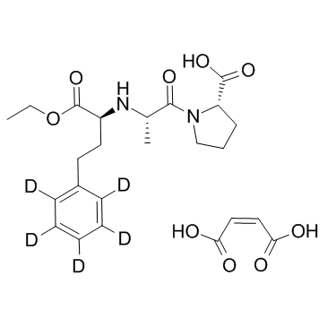 Enalapril D5 maleate (MK-421 (D5 maleate)) Chemical Structure