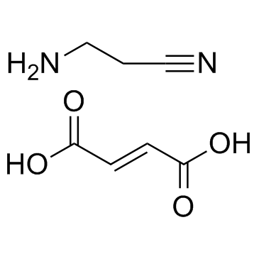 3-Aminopropionitrile fumarate 2:1 (Di-β-aminopropionitrile fumarate) Chemical Structure
