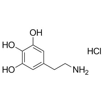 5-Hydroxydopamine hydrochloride Chemical Structure