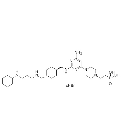 Burixafor hydrobromide (TG-0054 hydrobromide) Chemical Structure