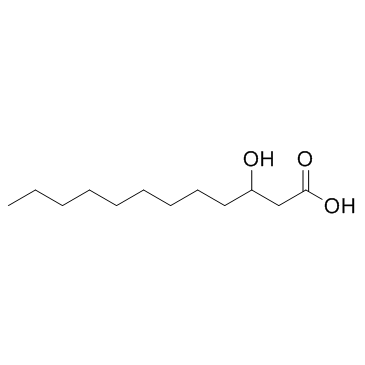3-Hydroxydodecanoic acid Chemical Structure