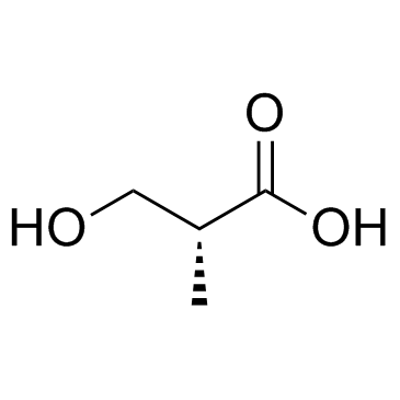 (R)-3-Hydroxyisobutyric acid Chemical Structure