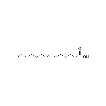 Myristic acid Chemical Structure