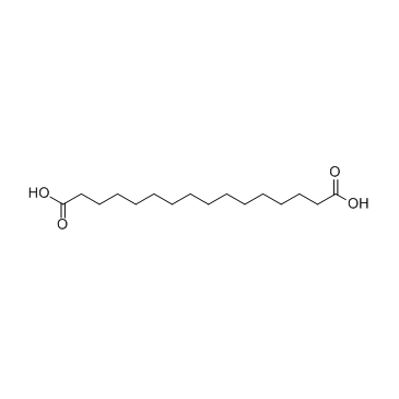 Hexadecanedioic acid Chemical Structure