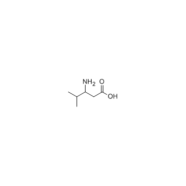 3-Amino-4-methylpentanoic acid Chemical Structure