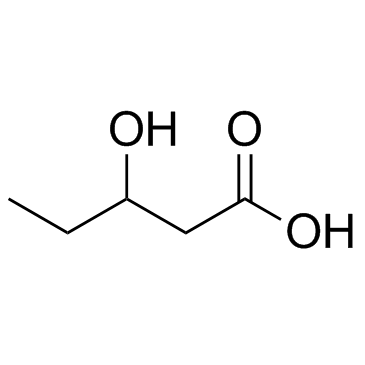 3-Hydroxyvaleric acid Chemical Structure