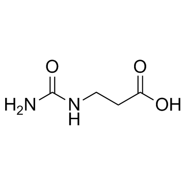 Ureidopropionic acid Chemical Structure