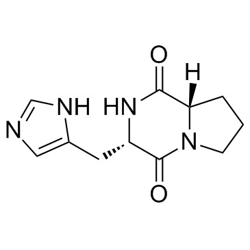 Cyclo(his-pro) (Cyclo(histidyl-proline)) Chemical Structure