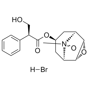 Scopolamine N-oxide hydrobromide (Hyoscine N-oxide hydrobromide) Chemical Structure