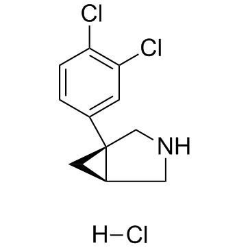 Amitifadine hydrochloride (DOV-21947 hydrochloride) Chemical Structure