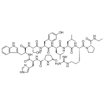 Leuprorelin (Leuprolide) Chemical Structure
