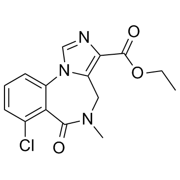 Sarmazenil (Ro 15-3505) Chemical Structure
