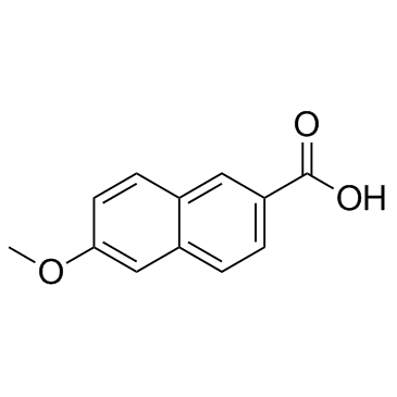 6-Methoxy-2-naphthoic acid (Naproxen impurity O) Chemical Structure