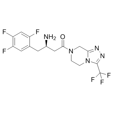 Sitagliptin (MK0431) Chemical Structure