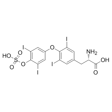 Thyroxine sulfate (T4 Sulfate) Chemical Structure