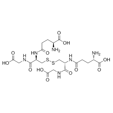 Glutathione oxidized (L-Glutathione oxidized) Chemical Structure