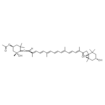 Fucoxanthin (all-trans-Fucoxanthin) Chemical Structure