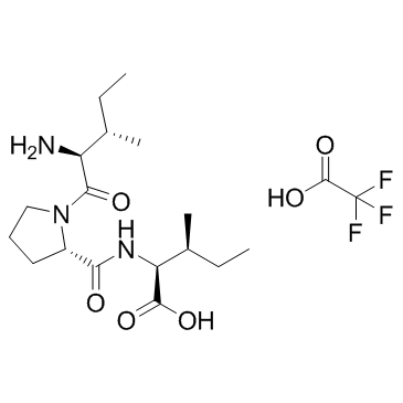 Diprotin A TFA (Ile-Pro-Pro (TFA)) Chemical Structure