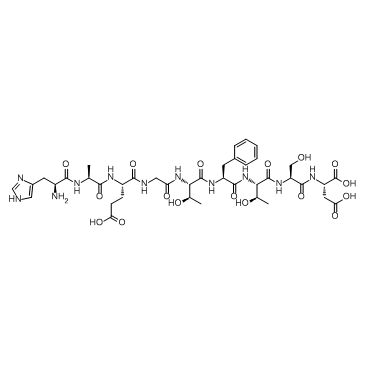 HAEGTFTSD Chemical Structure