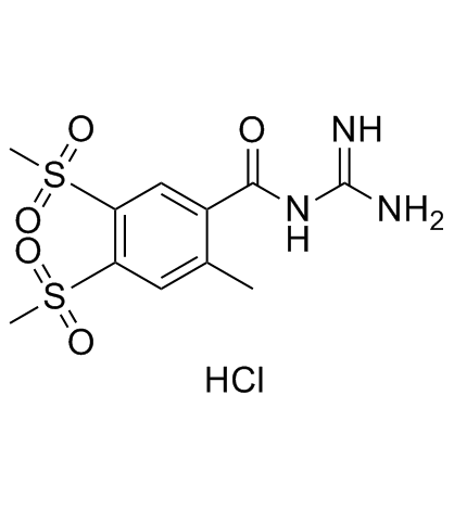 Rimeporide hydrochloride (EMD-87580 hydrochloride) Chemical Structure