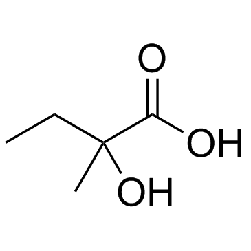 2-Hydroxy-2-methylbutanoic acid Chemical Structure