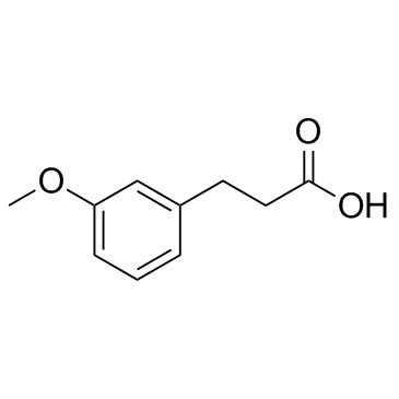 3-(3-Methoxyphenyl)propionic acid Chemical Structure