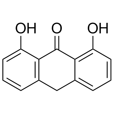 Dithranol (Anthralin) Chemical Structure