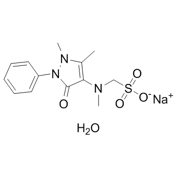 Metamizole sodium hydrate Chemical Structure