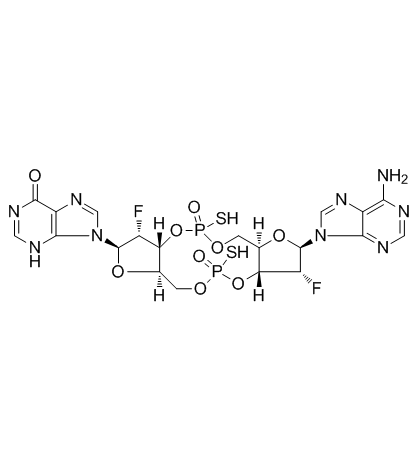 CL656 (c-[2'FdAMP(S)-2'FdIMP(S)]) Chemical Structure