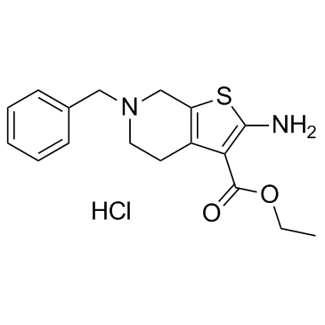 Tinoridine hydrochloride (Y-3642 hydrochloride) Chemical Structure
