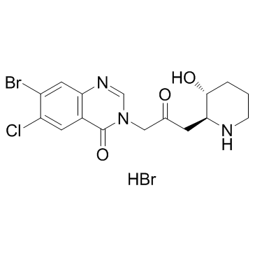 Halofuginone hydrobromide (RU-19110 (hydrobromide)) Chemical Structure