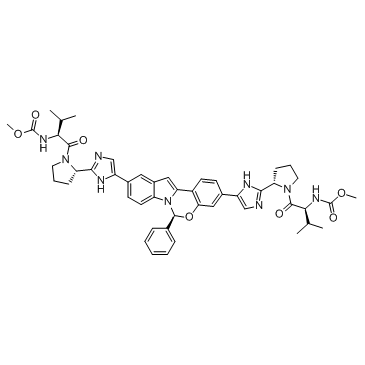 Elbasvir (MK-8742) Chemical Structure