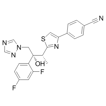 Ravuconazole (BMS-207147) Chemical Structure