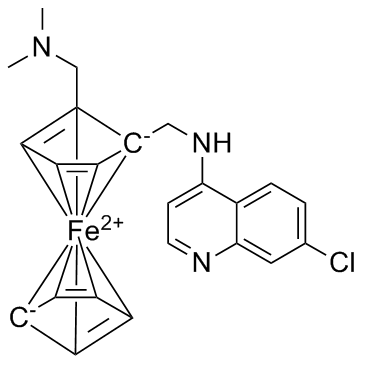 Ferroquine (Ferrochloroquine) Chemical Structure