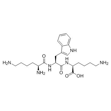H-Lys-Trp-Lys-OH Chemical Structure