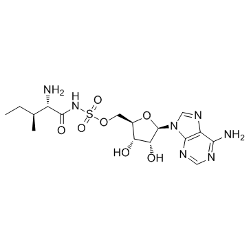 Aminoacyl tRNA synthetase-IN-1 Chemical Structure