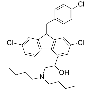 Lumefantrine (Benflumetol) Chemical Structure
