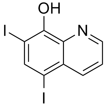 Diiodohydroxyquinoline (Iodoquinol) Chemical Structure