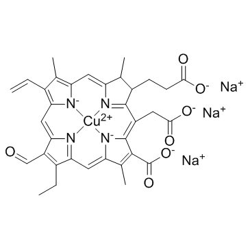 Sodium copper chlorophyllin Chemical Structure