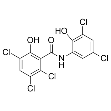 Oxyclozanide Chemical Structure