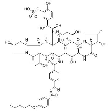 Micafungin (FK463) Chemical Structure