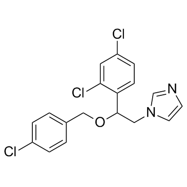Econazole ((±)-Econazol) Chemical Structure