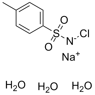 Tosylchloramide sodium trihydrate Chemical Structure