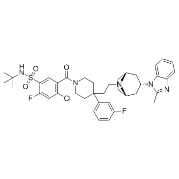 CCR5 antagonist 1 Chemical Structure