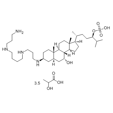 MSI-1436 lactate (Trodusquemine lactate) Chemical Structure