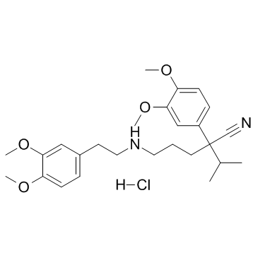 Norverapamil hydrochloride ((±)-Norverapamil hydrochloride) Chemical Structure