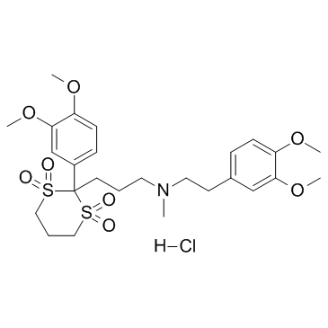 Tiapamil hydrochloride (Ro 11-1781) Chemical Structure