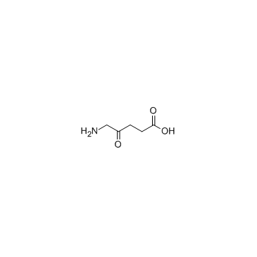 5-Amino-4-oxopentanoic acid Chemical Structure