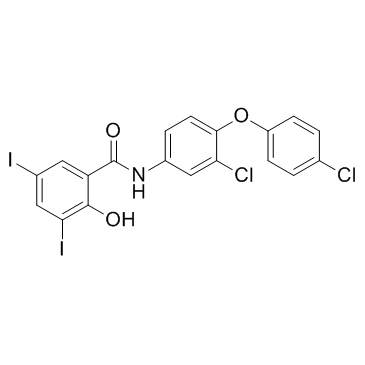 Rafoxanide Chemical Structure
