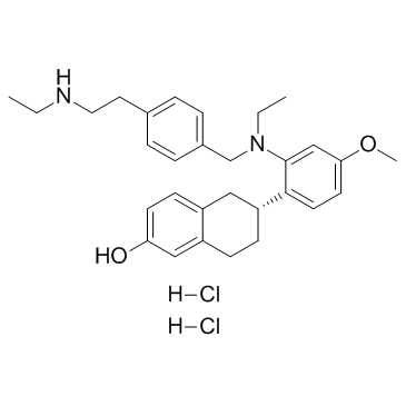 Elacestrant dihydrochloride (RAD1901 dihydrochloride) Chemical Structure